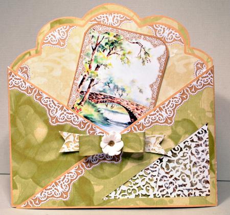 Beautiful Bridge Lace Cross Faux Pocket Cf Mini Kit by Kristina Norbat