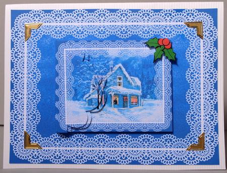 Snowy Winter Evening by Kristina Norbat