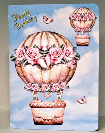 Beautiful Vintage Hot Air Balloon by Kristina Norbat