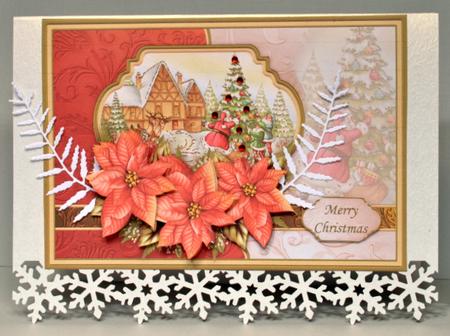 Dress the Christmas Tree Card Topper & Decoupage by Kristina Norbat