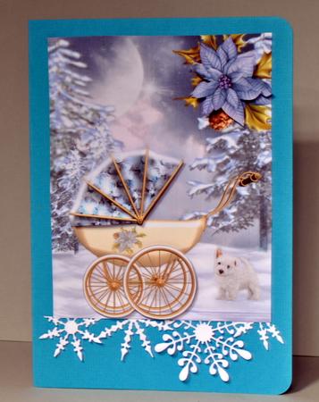 Christmas Pram by Kristina Norbat