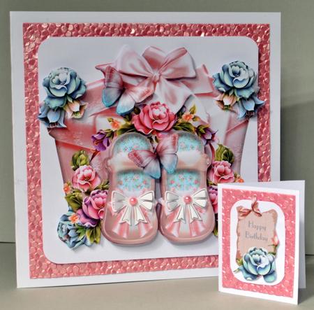 Beautiful New Shoes Shaped Card Kit by Kristina Norbat
