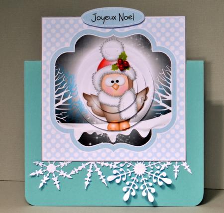 Winter Hoot Topper by Kristina Norbat