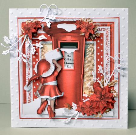 Letter to Santa 8x8 Card Front Kit by Kristina Norbat