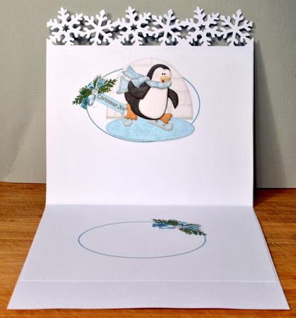 Christmas Joy Penguin Insert by Kristina Norbat