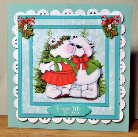Kissing Behind the Christmas Trees  by Kristina Norbat