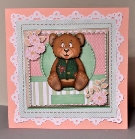 Lovely Patchwork Bear  by Kristina Norbat
