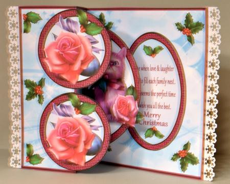 Fold Back Pop-up - Sugar Plum Christmas by Kristina Norbat