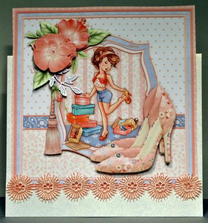 Mad About Shoes 8x8 Mini Kit & Decoupage by Kristina Norbat