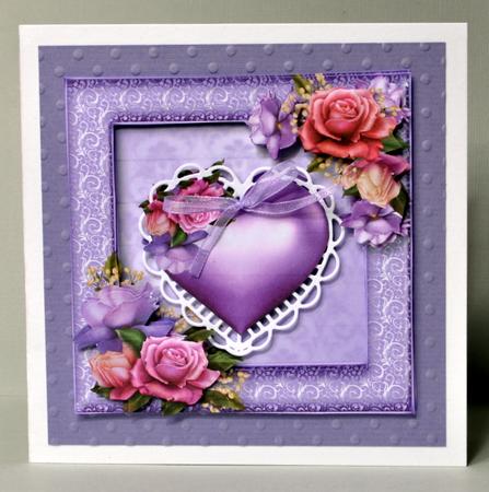 The Purple Heart 7x7 by Kristina Norbat