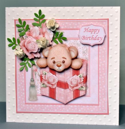 Birthday Gift Mini Kit with Decoupage by Kristina Norbat