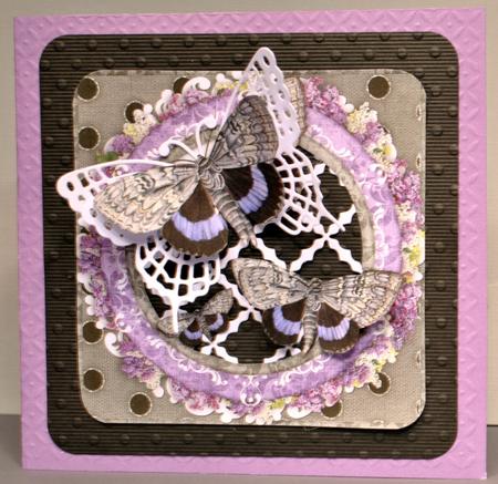Moth in Purple with Inlet and Tags 115 by Kristina Norbat