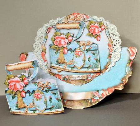 Vintage Decorative Hand Iron with Roses by Kristina Norbat