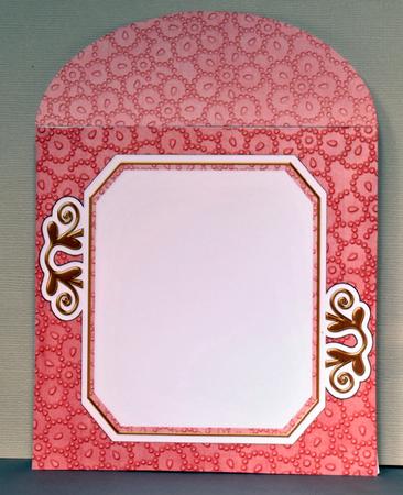 Pink Roses Fancy Emerald 8in Envelope Mini Kit by Kristina Norbat