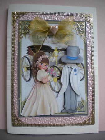 Wedding Couple & Carriage by Kristina Norbat