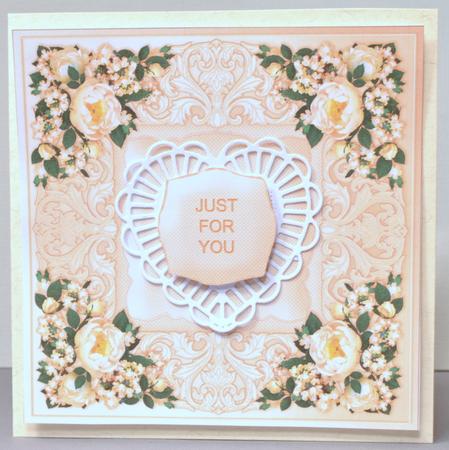 Yellow Old English Roses Quick Card Front by Kristina Norbat