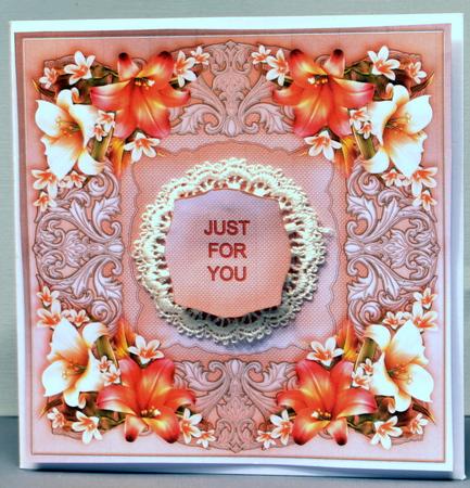 Autumn Lilies Quick Card Front by Kristina Norbat
