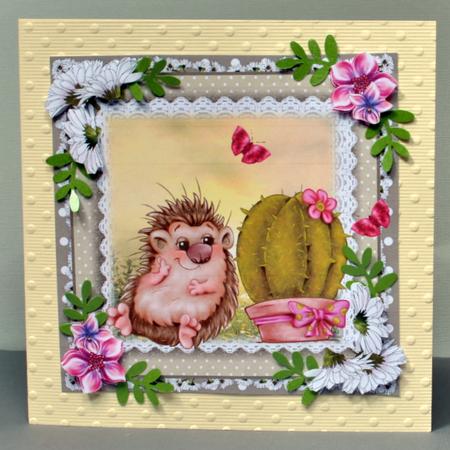 The Perfect Match Cute Card Topper by Kristina Norbat