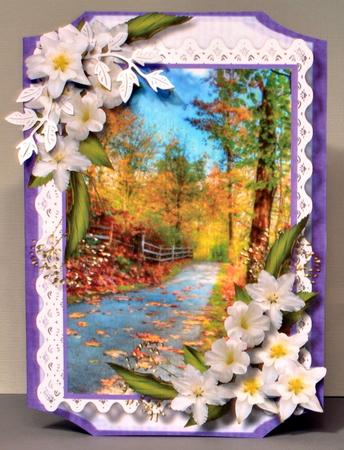 Print, Cut, and Fold, Lovely Country Scene  by Kristina Norbat