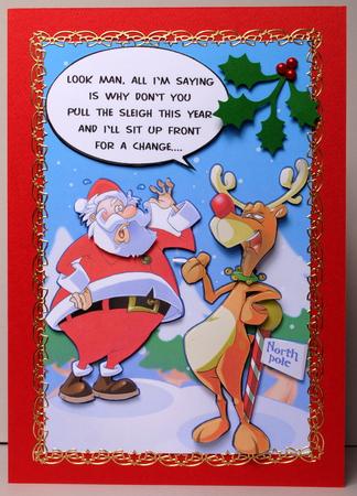 Cheeky Rudolf. by Kristina Norbat