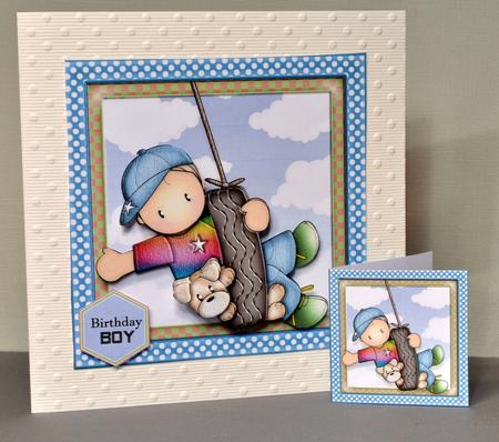 Andy on Tyre Swing Mini Kit by Kristina Norbat