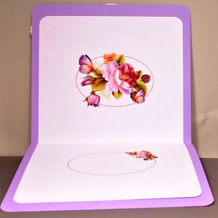 Mothers Day Verse with Roses Insert by Kristina Norbat