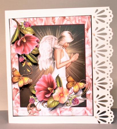 Angels Prayer Topper with Decoupage by Kristina Norbat