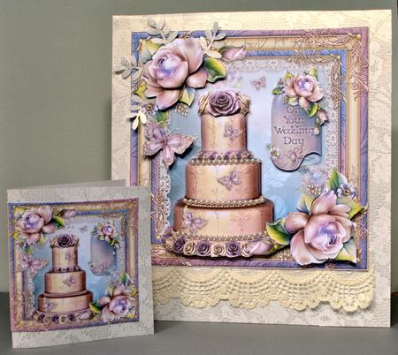 Purple Passion Wedding Cake by Kristina Norbat