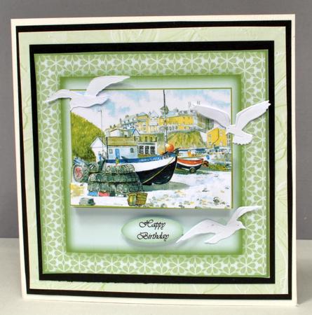Cromer Beach Scene Original Art by Kristina Norbat
