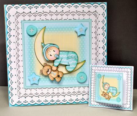 Moon Baby Boy Mini Kit - New Baby Boy by Kristina Norbat