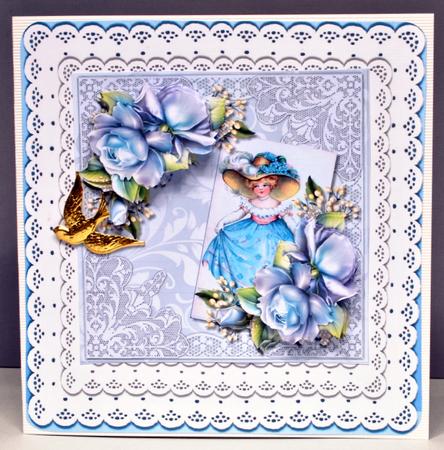 Luxurious Lace & Porcelain Roses Mini Kit by Kristina Norbat
