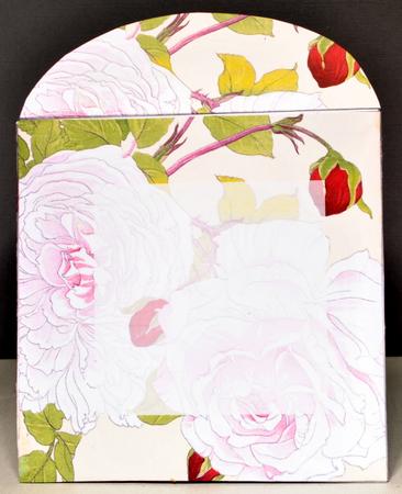 Pink Rose Large Blooms 8in Envelope Mini Kit by Kristina Norbat
