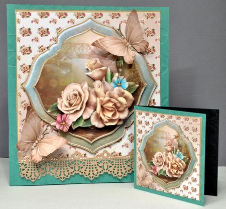 Champagne Roses Stacked Layers Mini Kit by Kristina Norbat