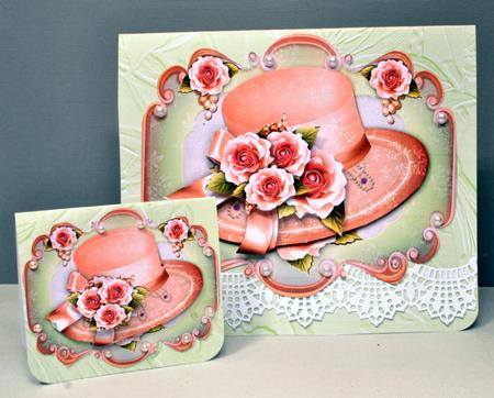 Soft Rose Pastel Vintage Hat by Kristina Norbat