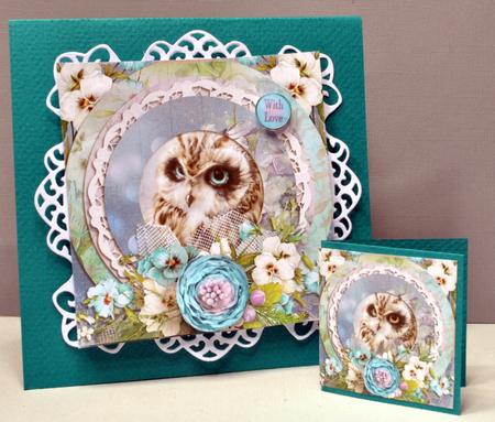 Cardtopper Owl 359 by Kristina Norbat