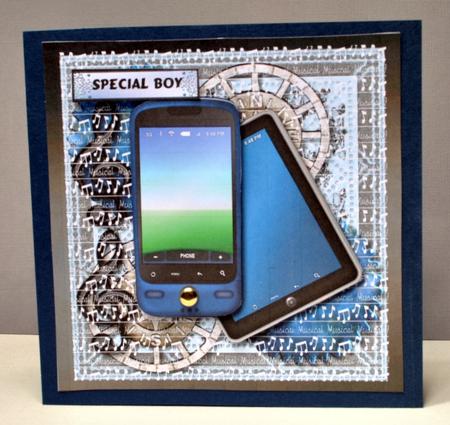 Male Card Tablet & Smartphone by Kristina Norbat