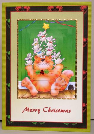 Cat & Mice Christmas Tree by Kristina Norbat