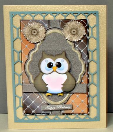 Male Card Wise Owl by Kristina Norbat