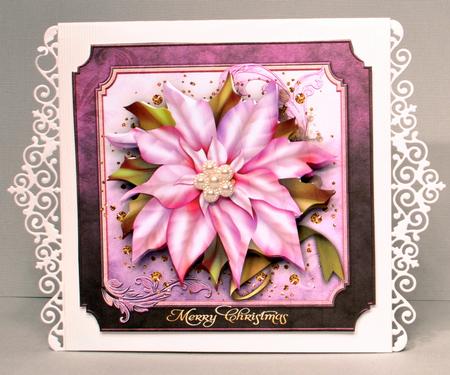 Decorative Christmas Poinsettia by Kristina Norbat