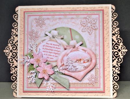 Christmas Baubles Winter Village 8x8 Mini Kit & Decoupage by Kristina Norbat