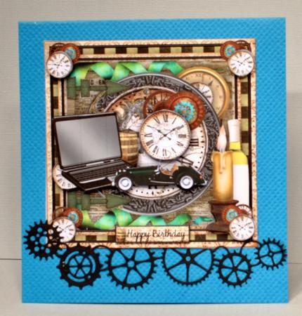 Metal Works Male Card by Kristina Norbat