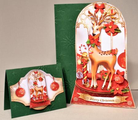 Holiday Christmas Deer by Kristina Norbat