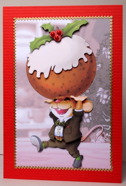 Christmas Pudding Mouse. by Kristina Norbat
