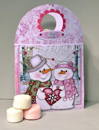 Snow in Love Large Gift Bag by Kristina Norbat