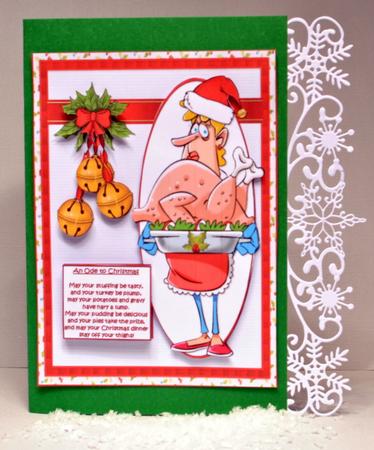 Carol Has an Ode to Christmas Quick Card by Kristina Norbat