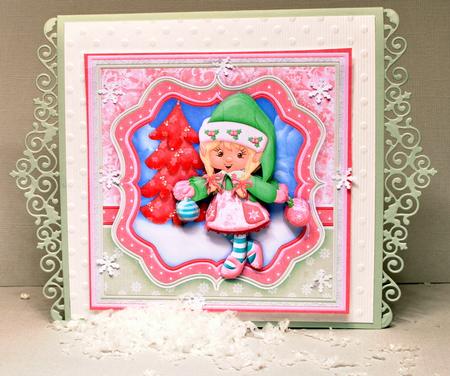 Christmas Fairy Decorating Tree 7.5 Mini Kit & Decoupage by Kristina Norbat