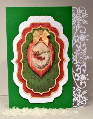 Home for Christmas Bauble Topper Optional Layers & Pyramage by Kristina Norbat