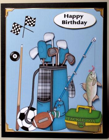 Sporty Mans Birthday by Kristina Norbat