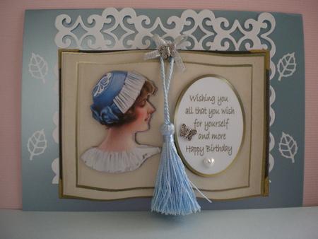 Vintage Lady Birthday Book by Kristina Norbat