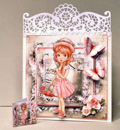 Flowers for You Card Front Kit by Kristina Norbat